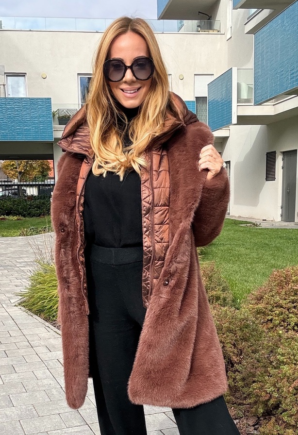 Aubrey kabát rozsda – Innova Fashion